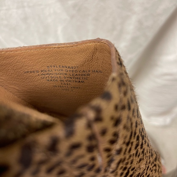 Madewell The Layne Clog Mule in Calf Hair in Pecan Shell Multi Brown size 8 NEW - Picture 9 of 10